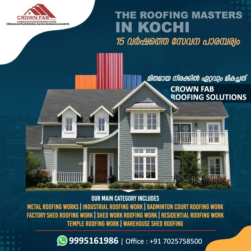 Roof installation services Kochi